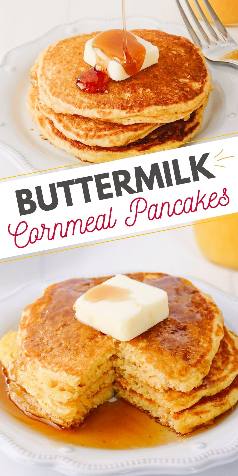 Buttermilk Cornmeal Pancakes