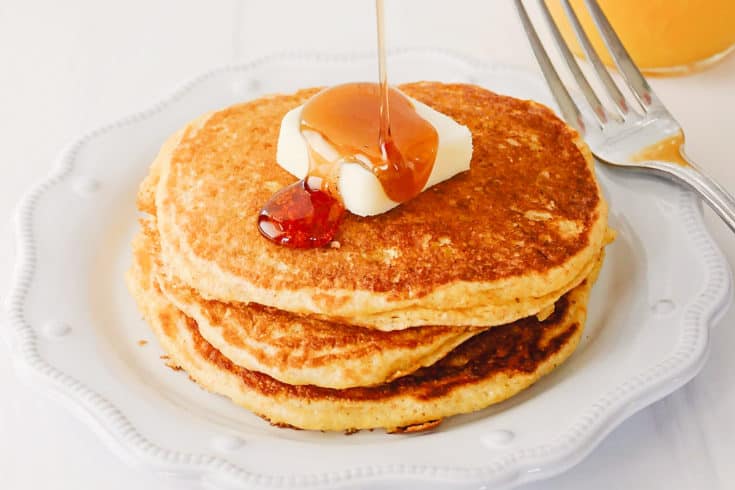 Buttermilk Cornmeal Pancakes