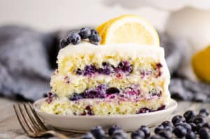 Blueberry Lemon Layer Cake