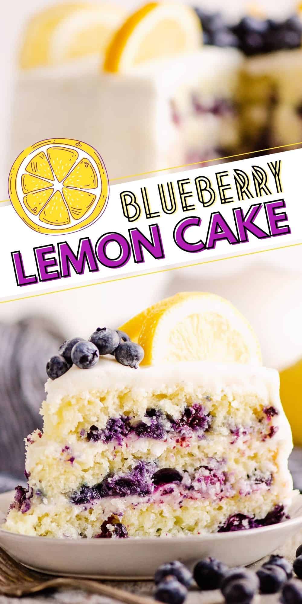 Blueberry Lemon Layer Cake