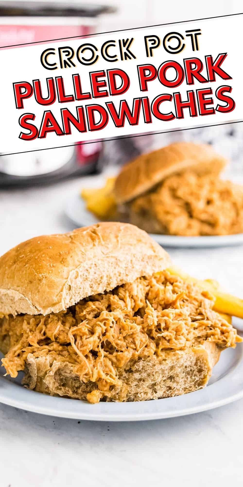 Crock Pot Pulled Pork Sandwiches | slow cooker pulled pork recipe