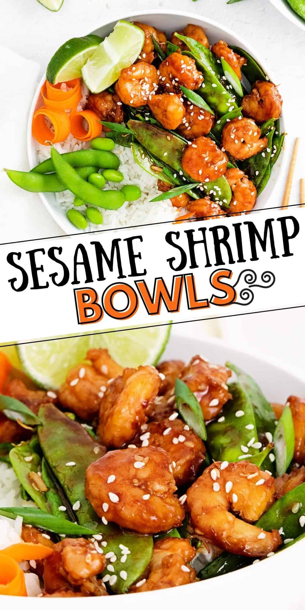 Sesame Shrimp Bowls | Shrimp Buddha Bowl Recipe