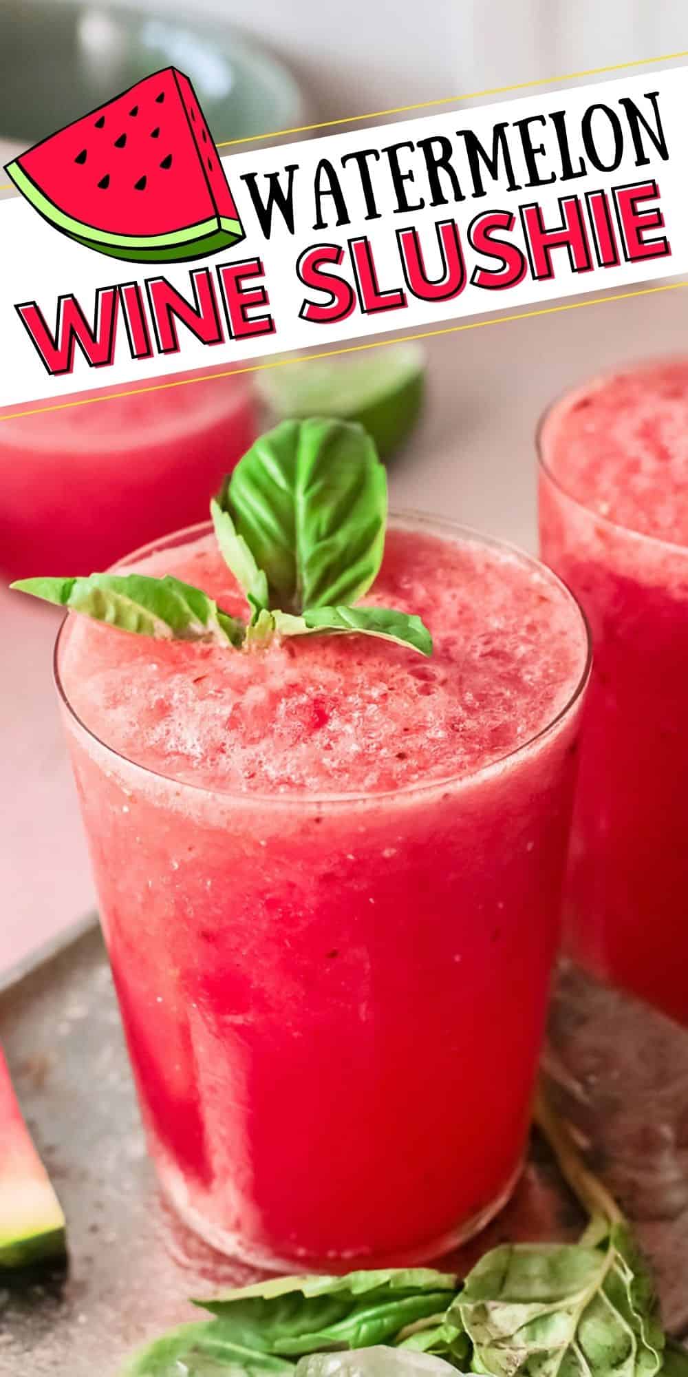 Watermelon Wine Slushies | Wine Cocktail Ideas For Summer