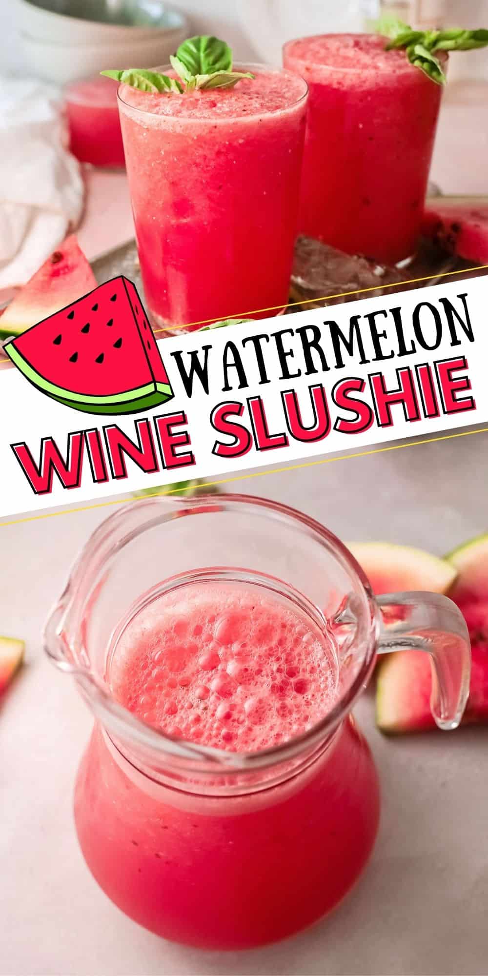 Watermelon Wine Slushies | Wine Cocktail Ideas For Summer