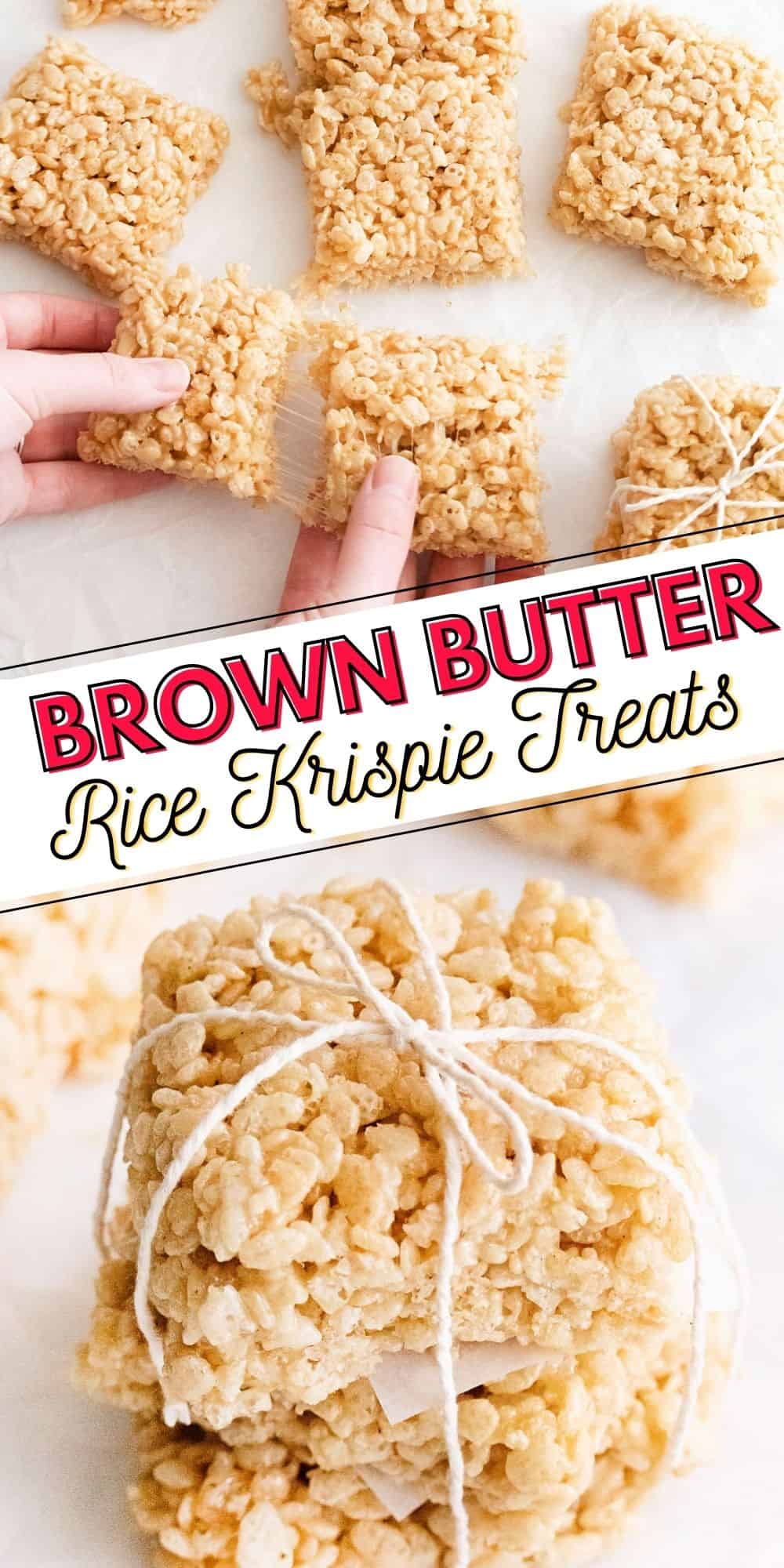 Brown Butter Rice Krispie Treats