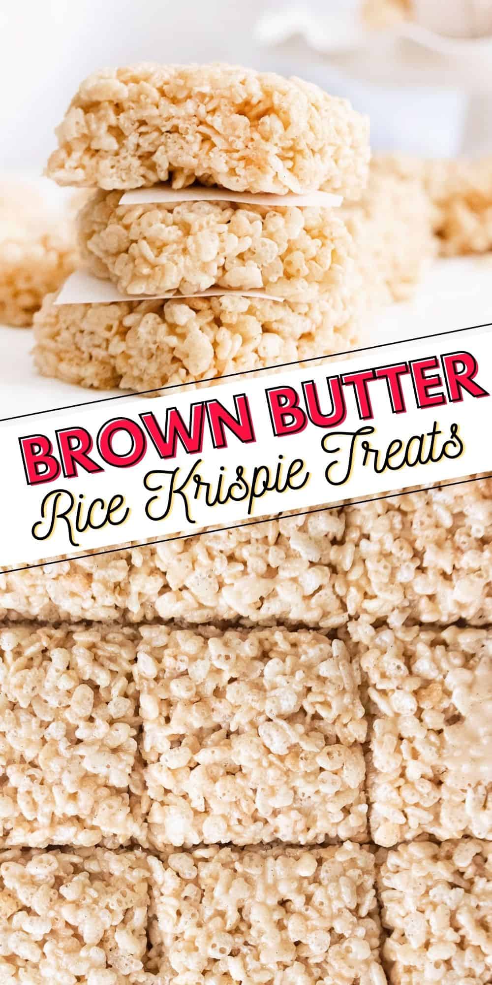 Brown Butter Rice Krispie Treats