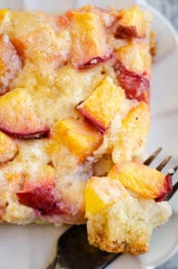 Easy Peach Custard Dessert