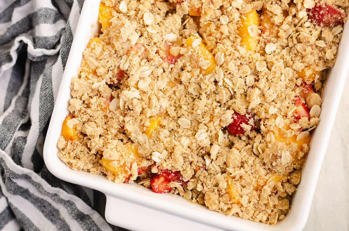 Strawberry Peach Crisp