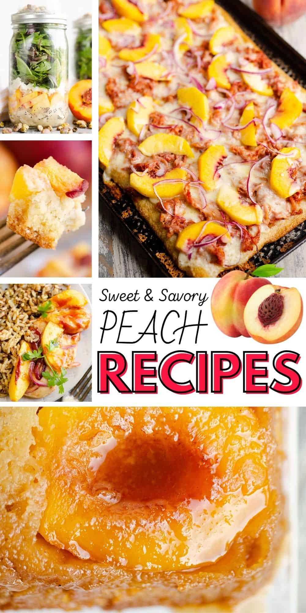 35+ Sweet & Savory Peach Recipes