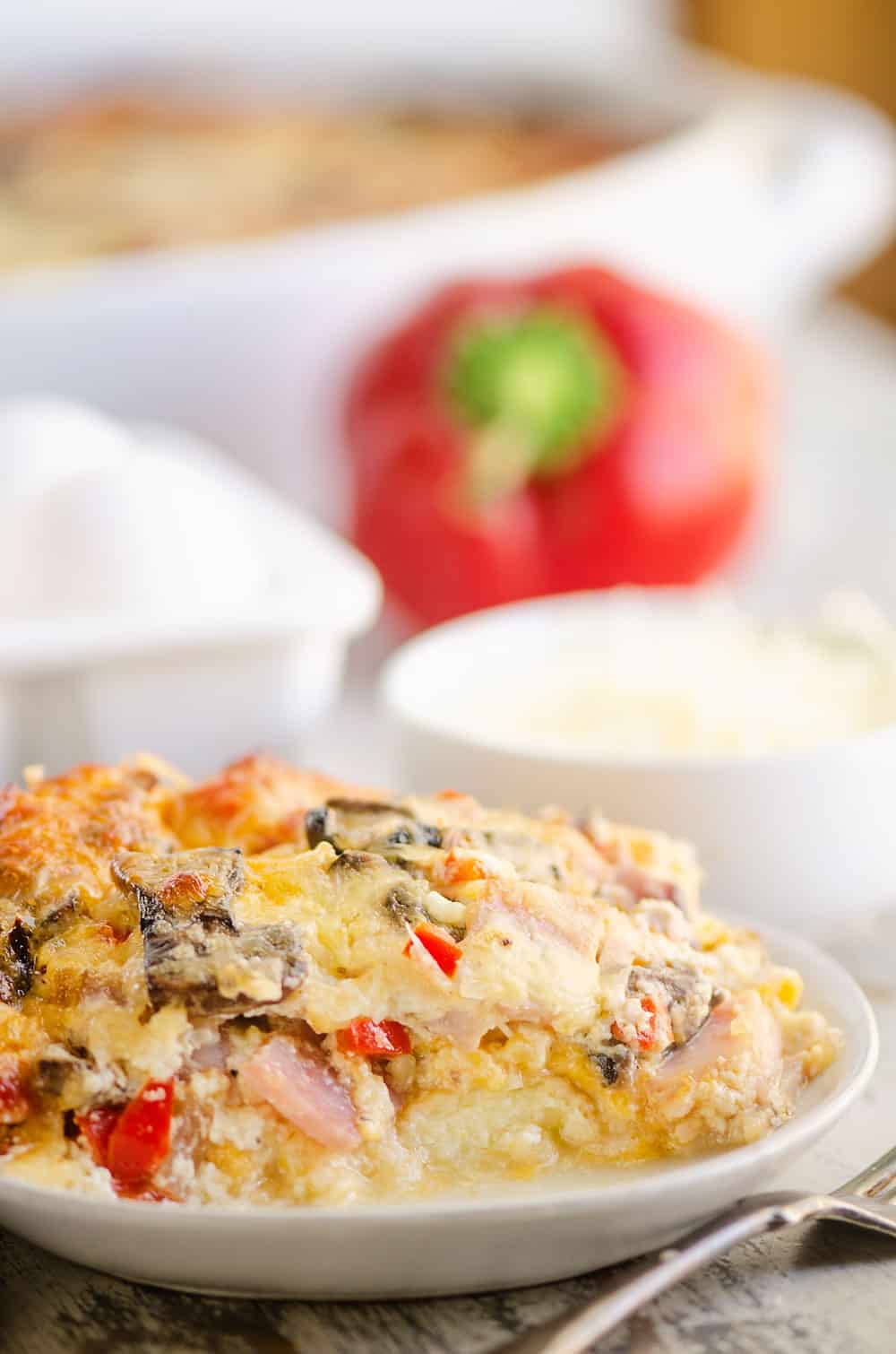 Overnight Ham And Vegetable Egg Casserole 2304