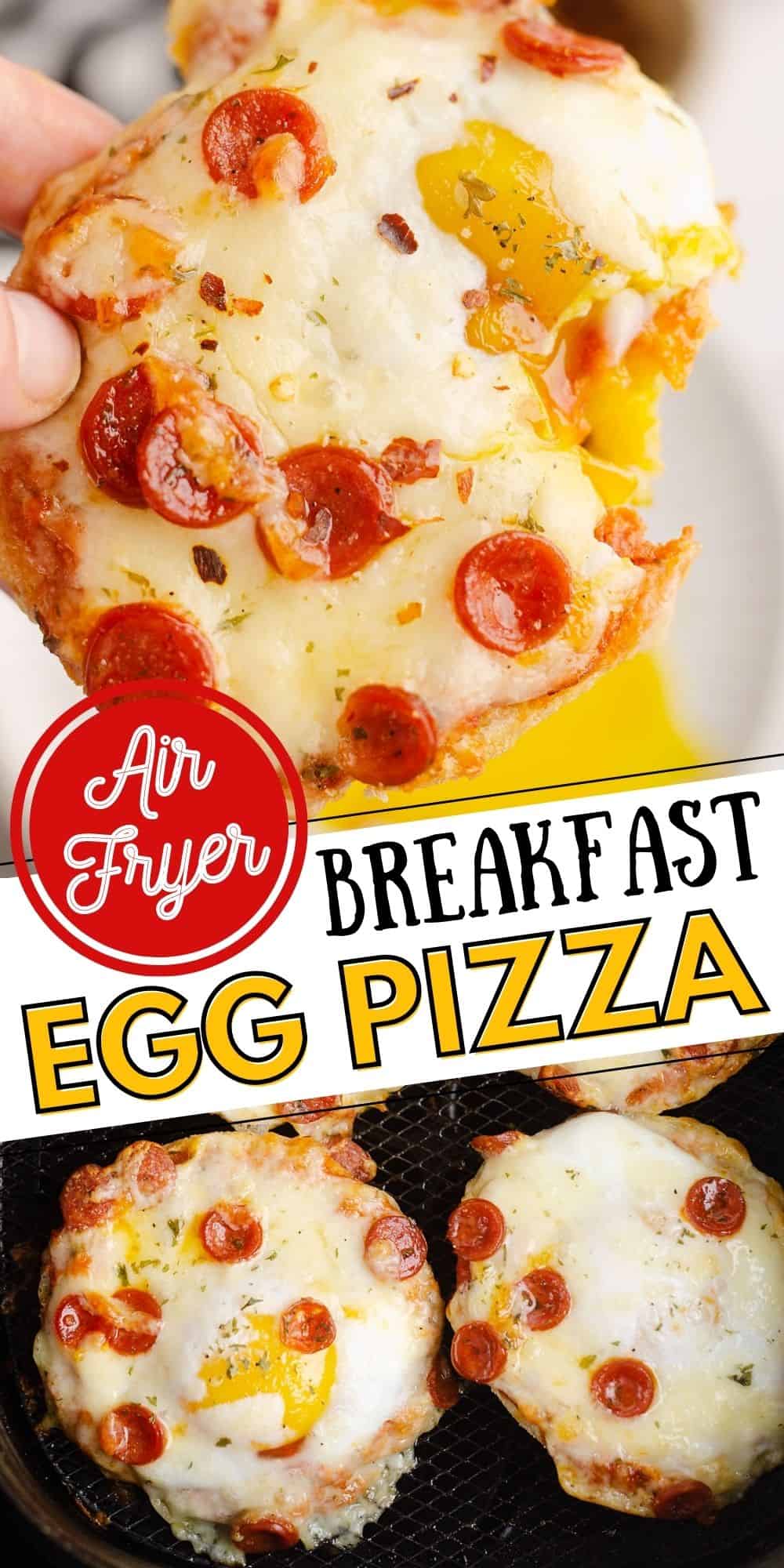 Air Fryer English Muffin Breakfast Pizzas