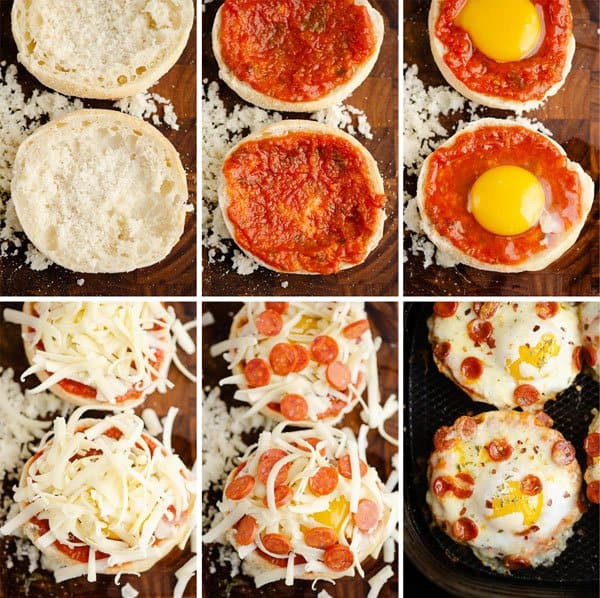 English Muffin Egg Pizza: KRUPS Egg Cooker