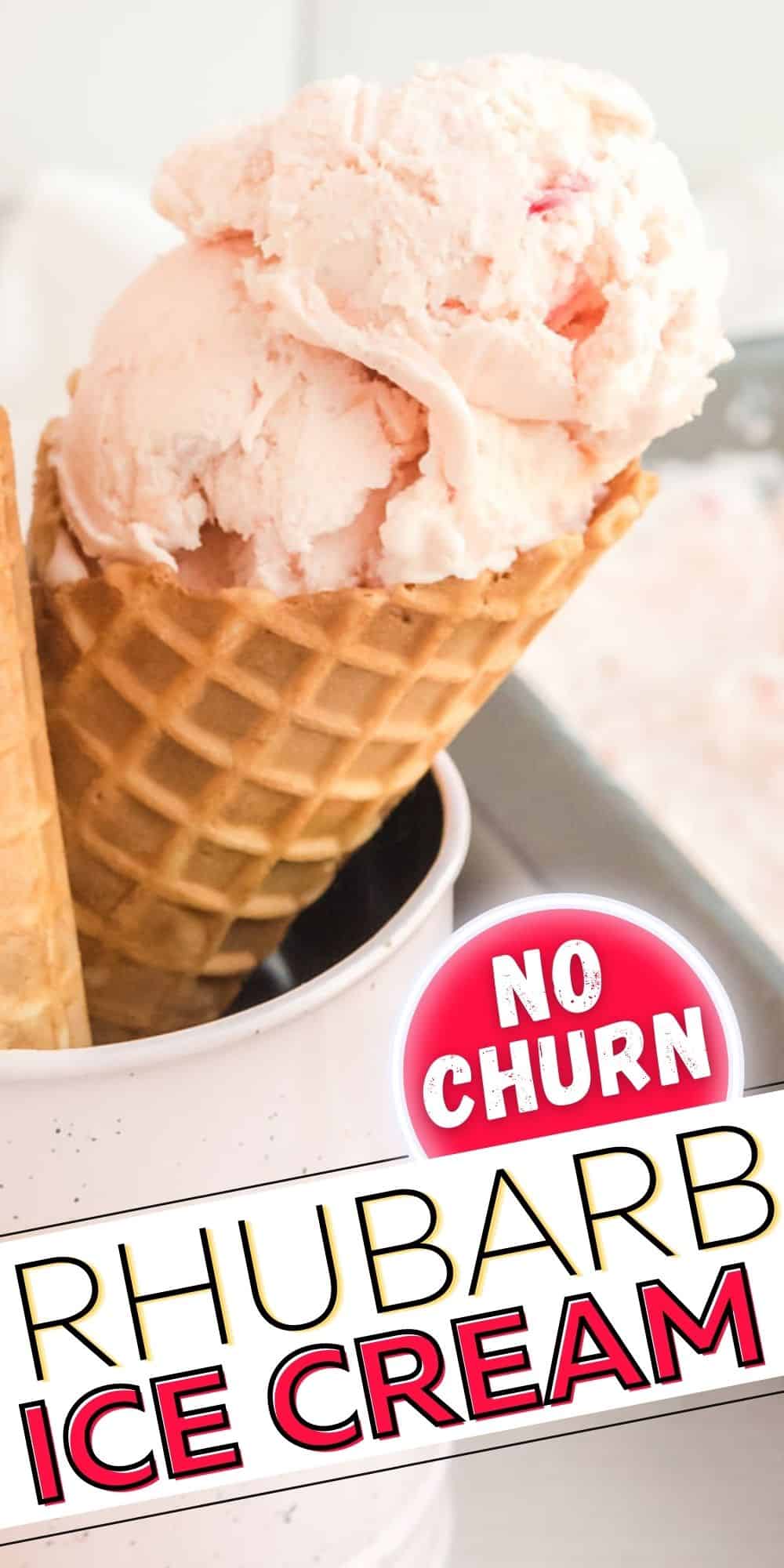 No Churn Rhubarb Ice Cream 8220