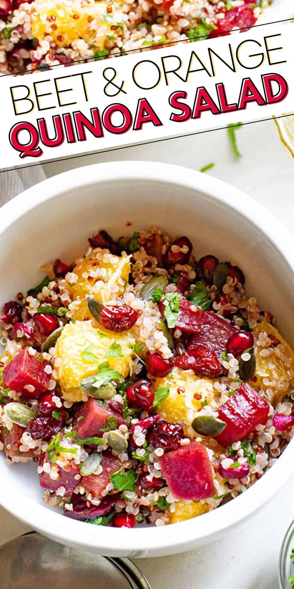 Quinoa Beet & Orange Salad