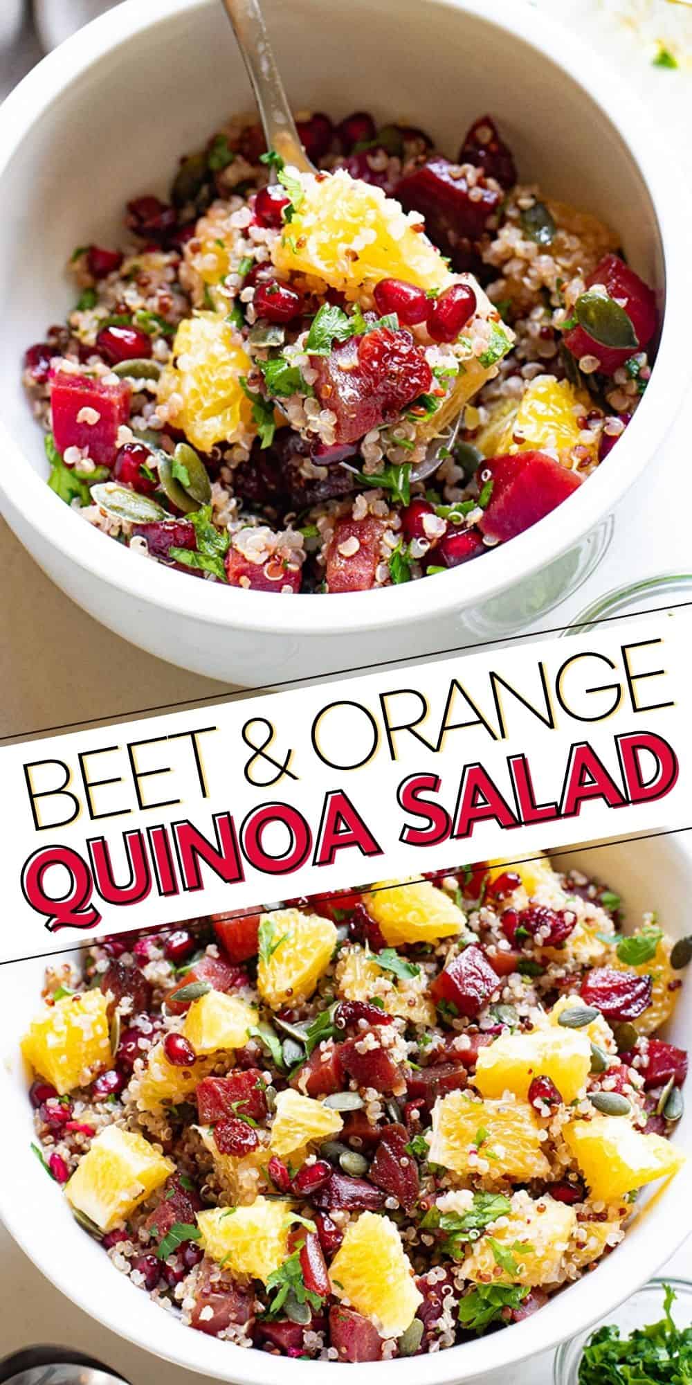 Quinoa Beet & Orange Salad