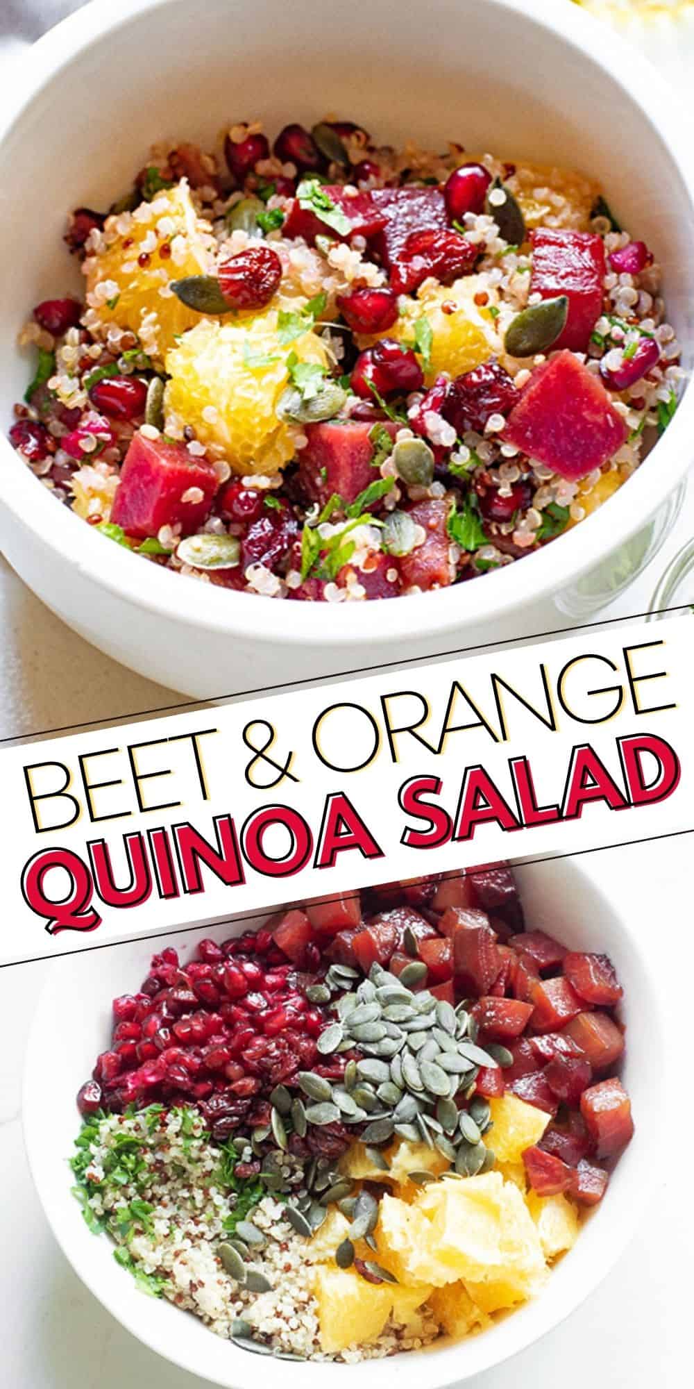 Quinoa Beet & Orange Salad