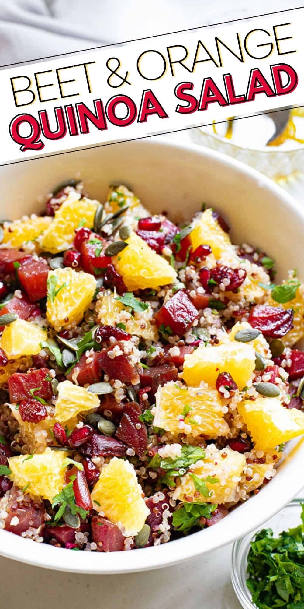 Quinoa Beet & Orange Salad