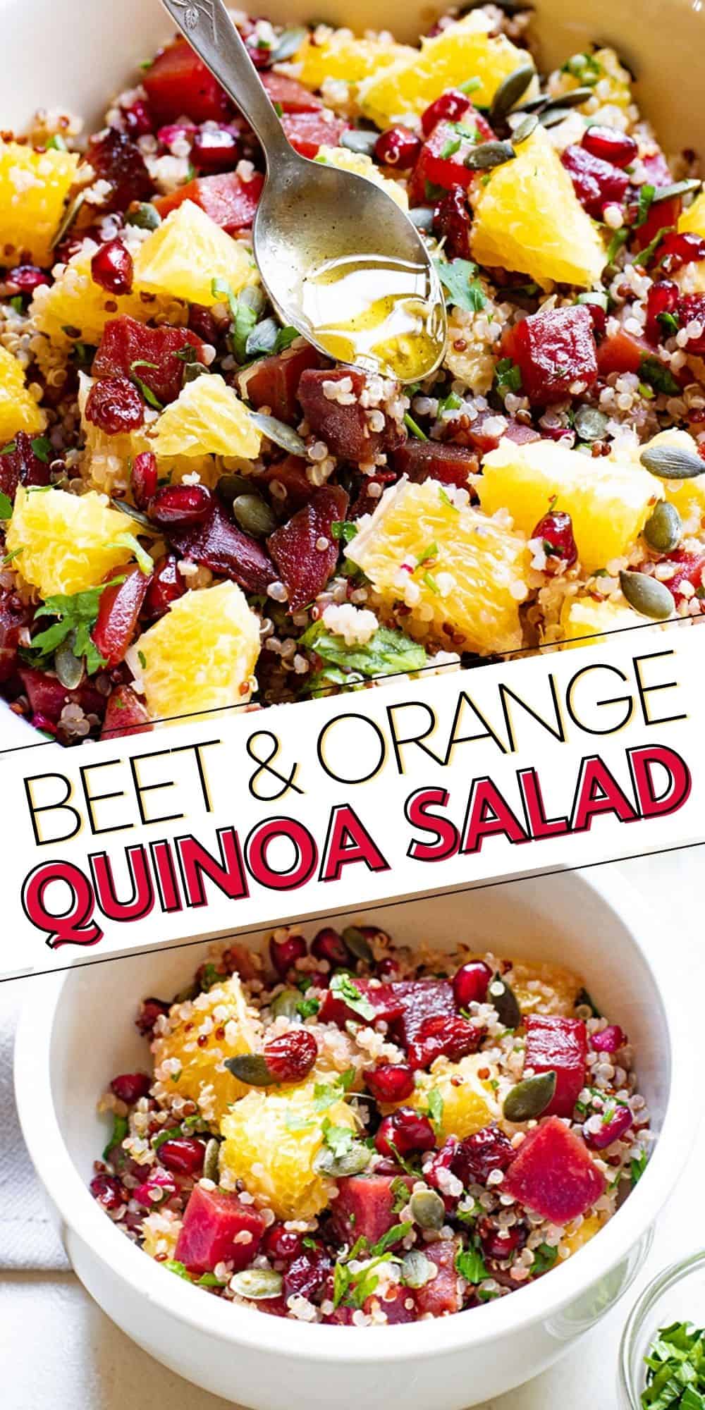 Quinoa Beet & Orange Salad