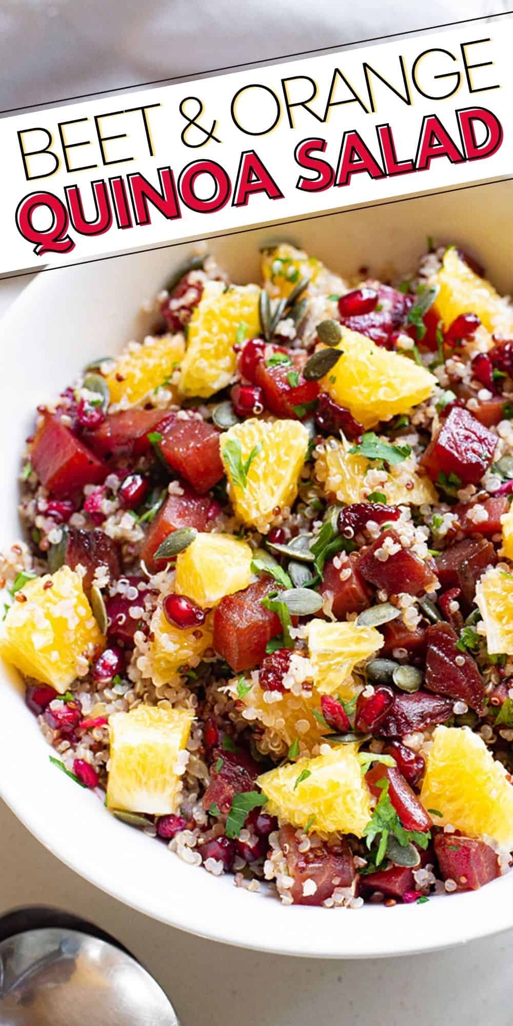 Quinoa Beet & Orange Salad