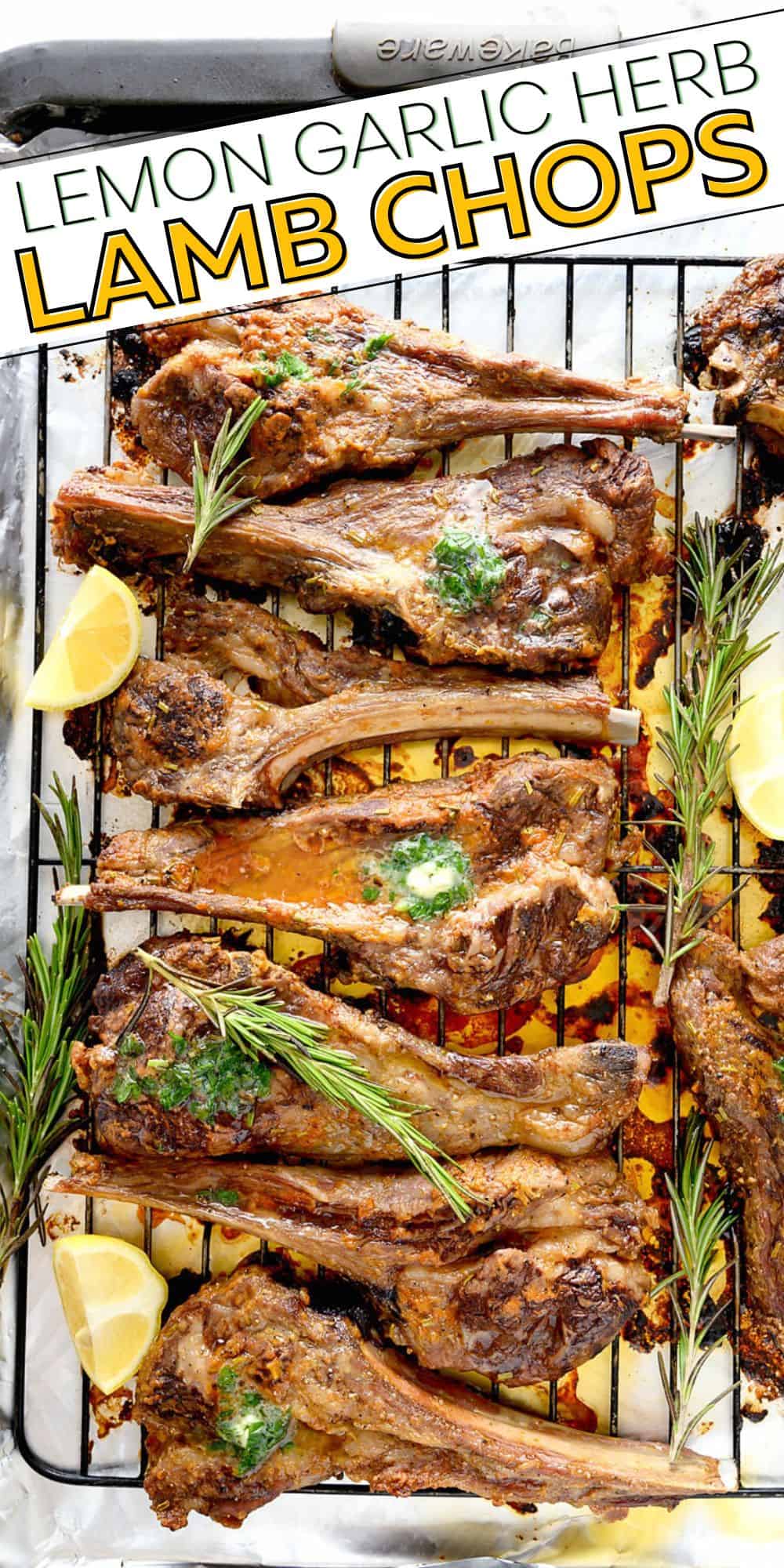 Marinated Lamb Chops   Marinated Lamb Chops Pin 1 