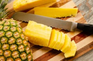 Cut Up Pineapple To Grill Copy 300x199 