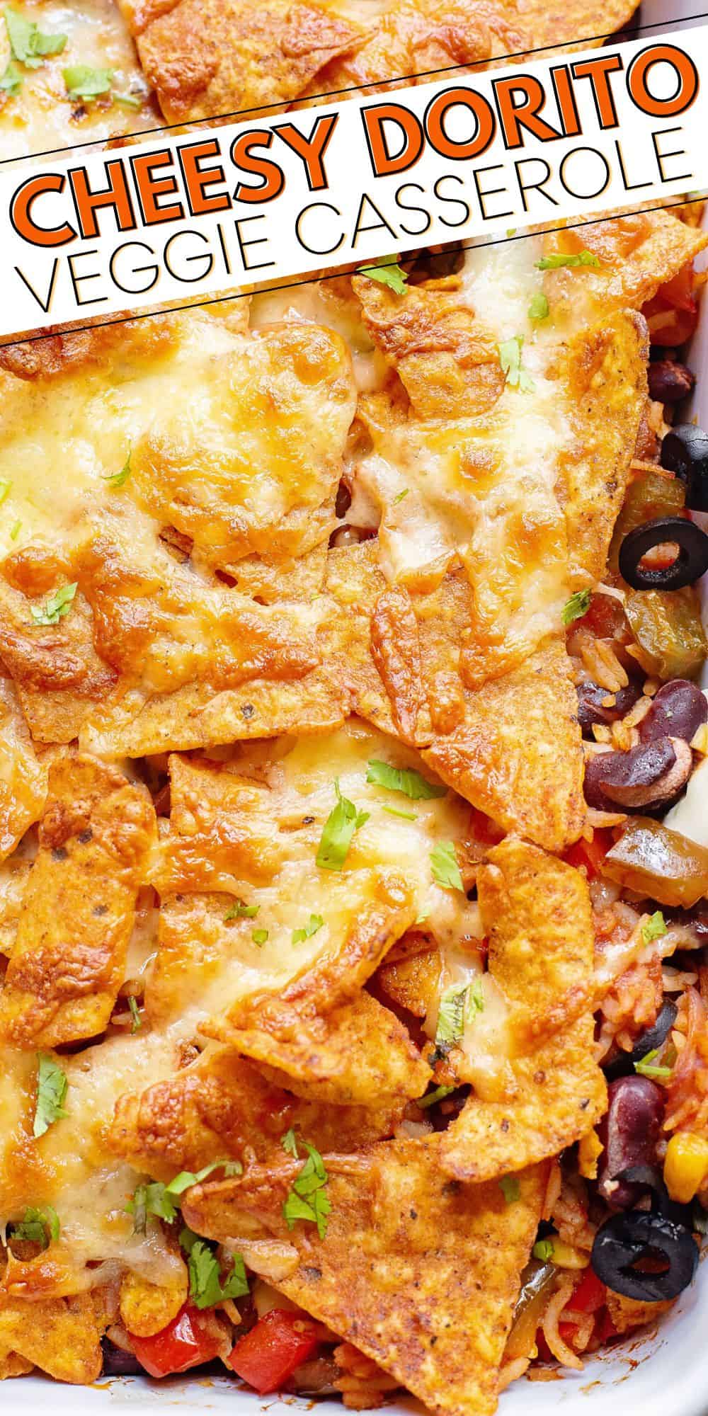 Cheesy Dorito Veggie Casserole