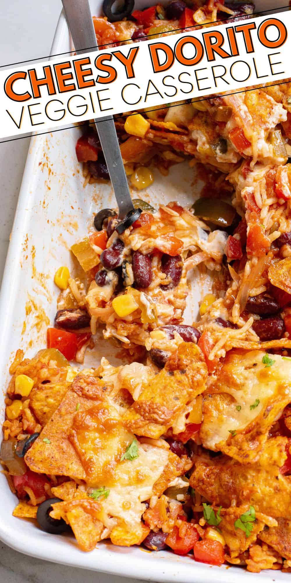 Cheesy Dorito Veggie Casserole