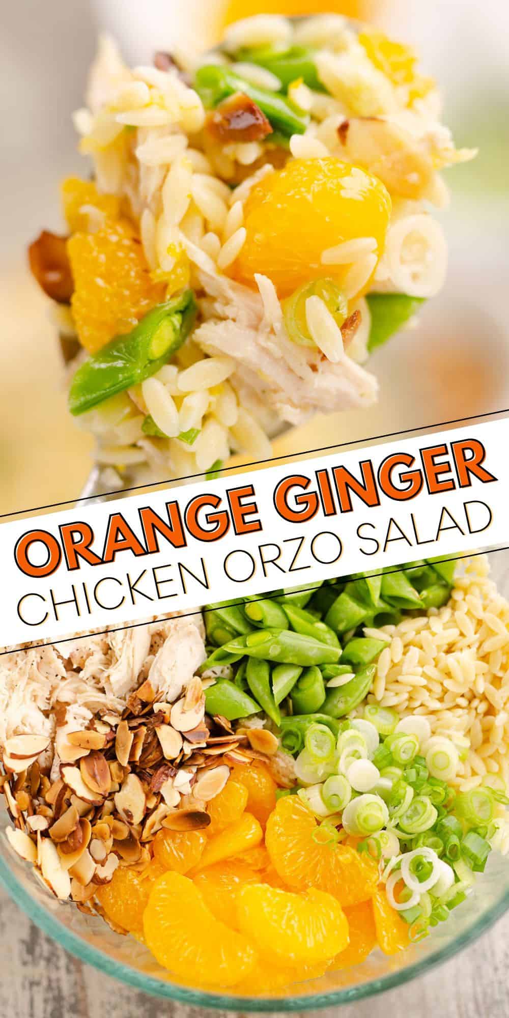 Orange Ginger Chicken Pasta Salad