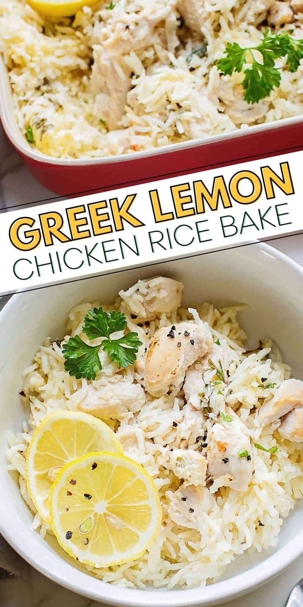 Lemon Chicken & Rice Casserole