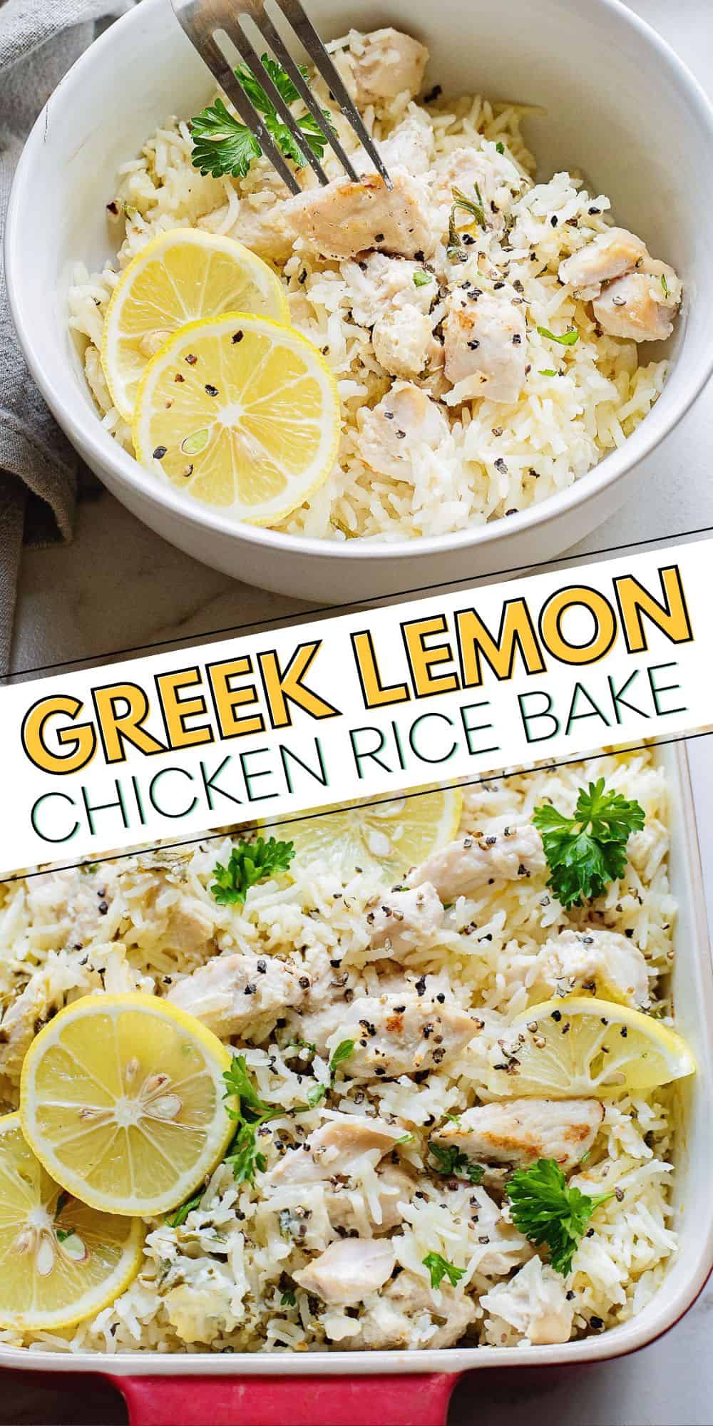 Lemon Chicken & Rice Casserole