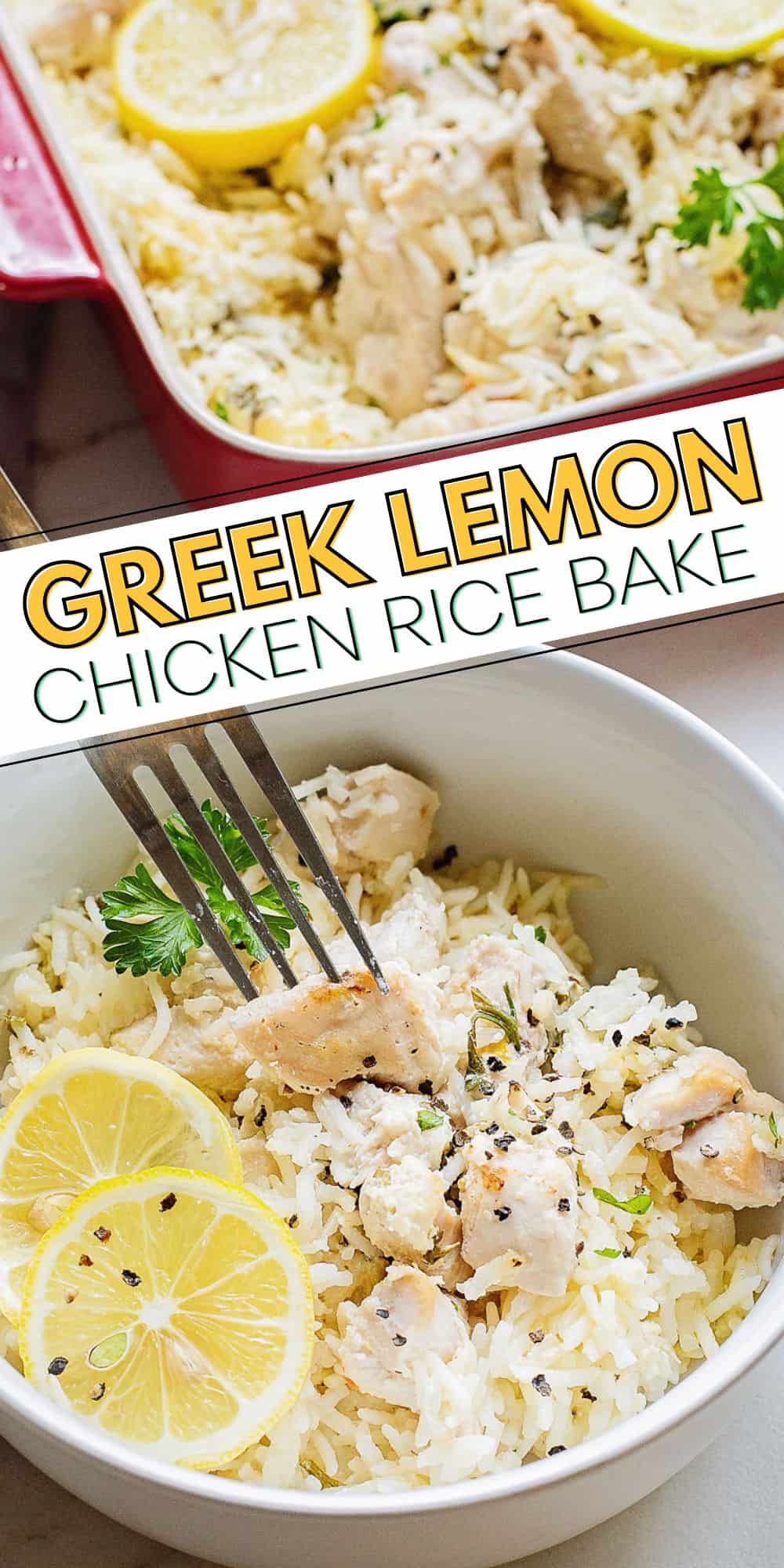 Lemon Chicken & Rice Casserole