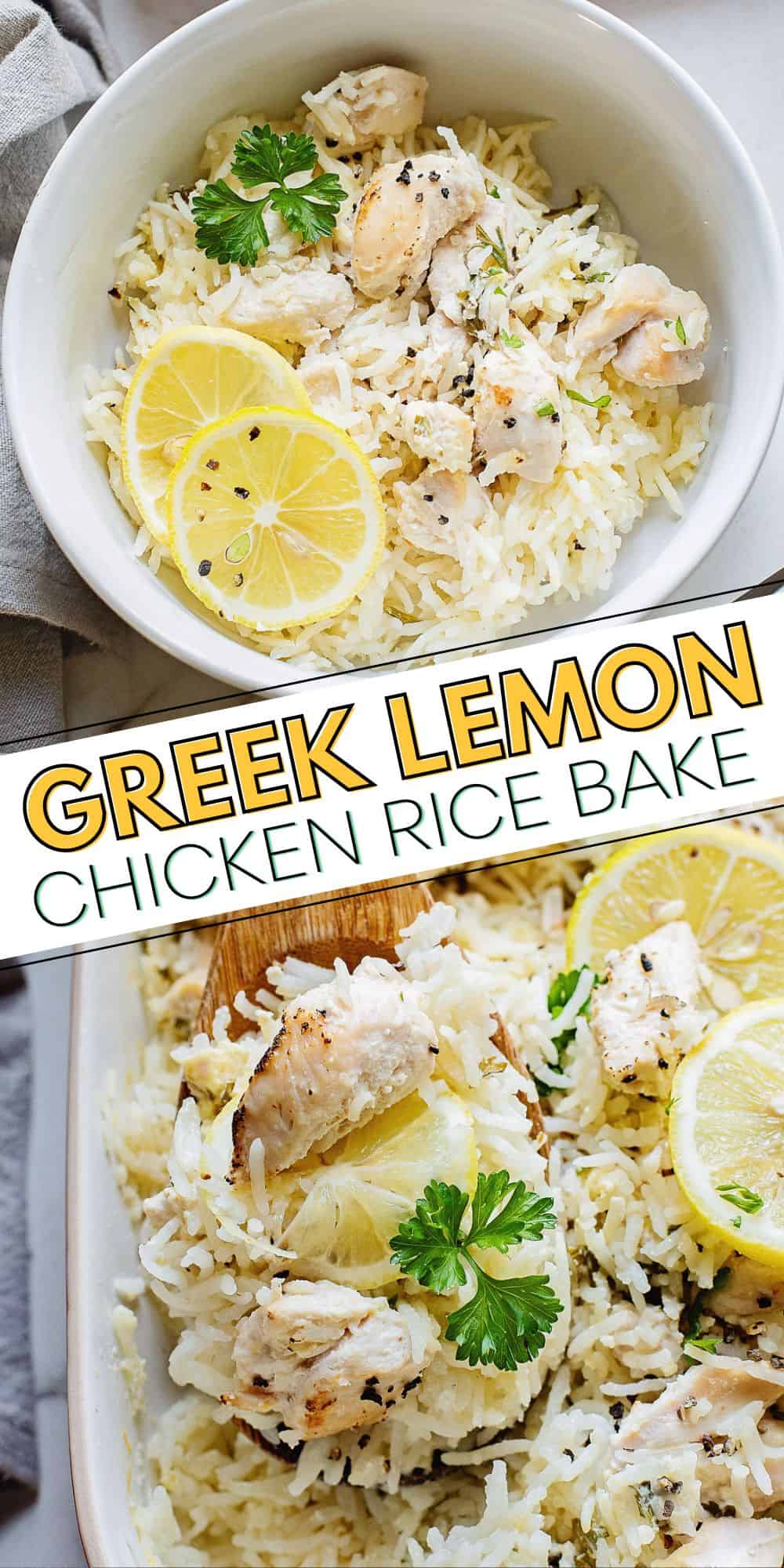 Lemon Chicken & Rice Casserole