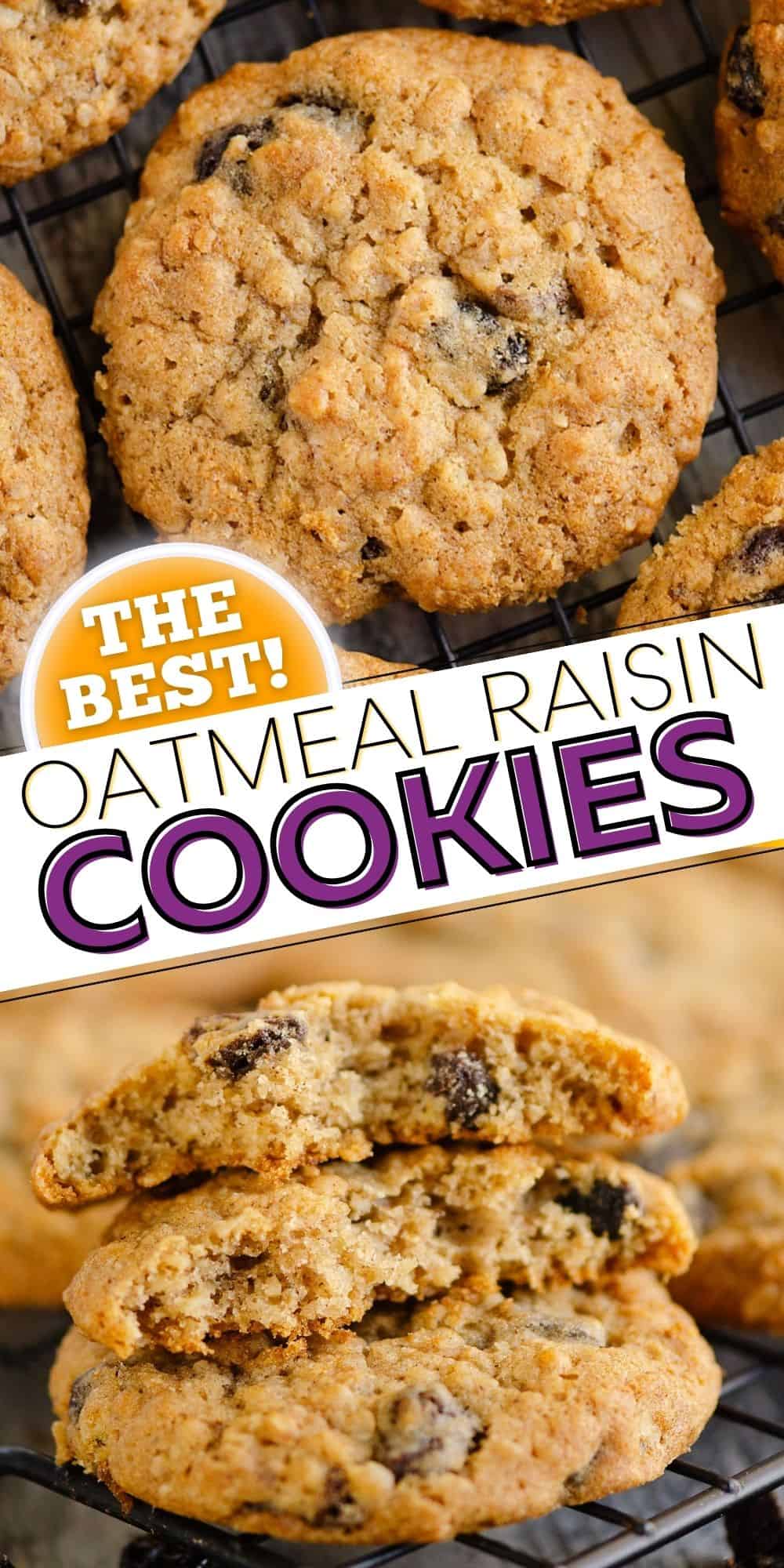 Best Oatmeal Raisin Cookies