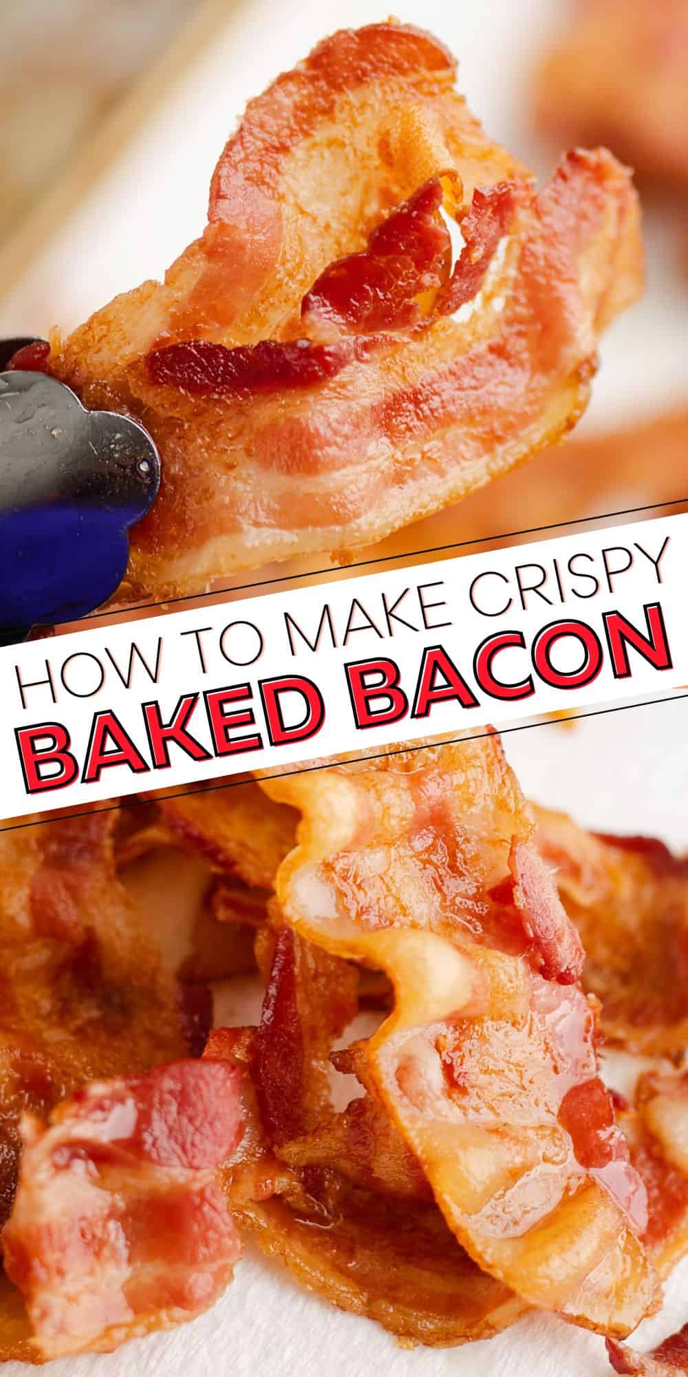 How To Bake Bacon In Oven   Crispy Baked Bacon Pin 3 